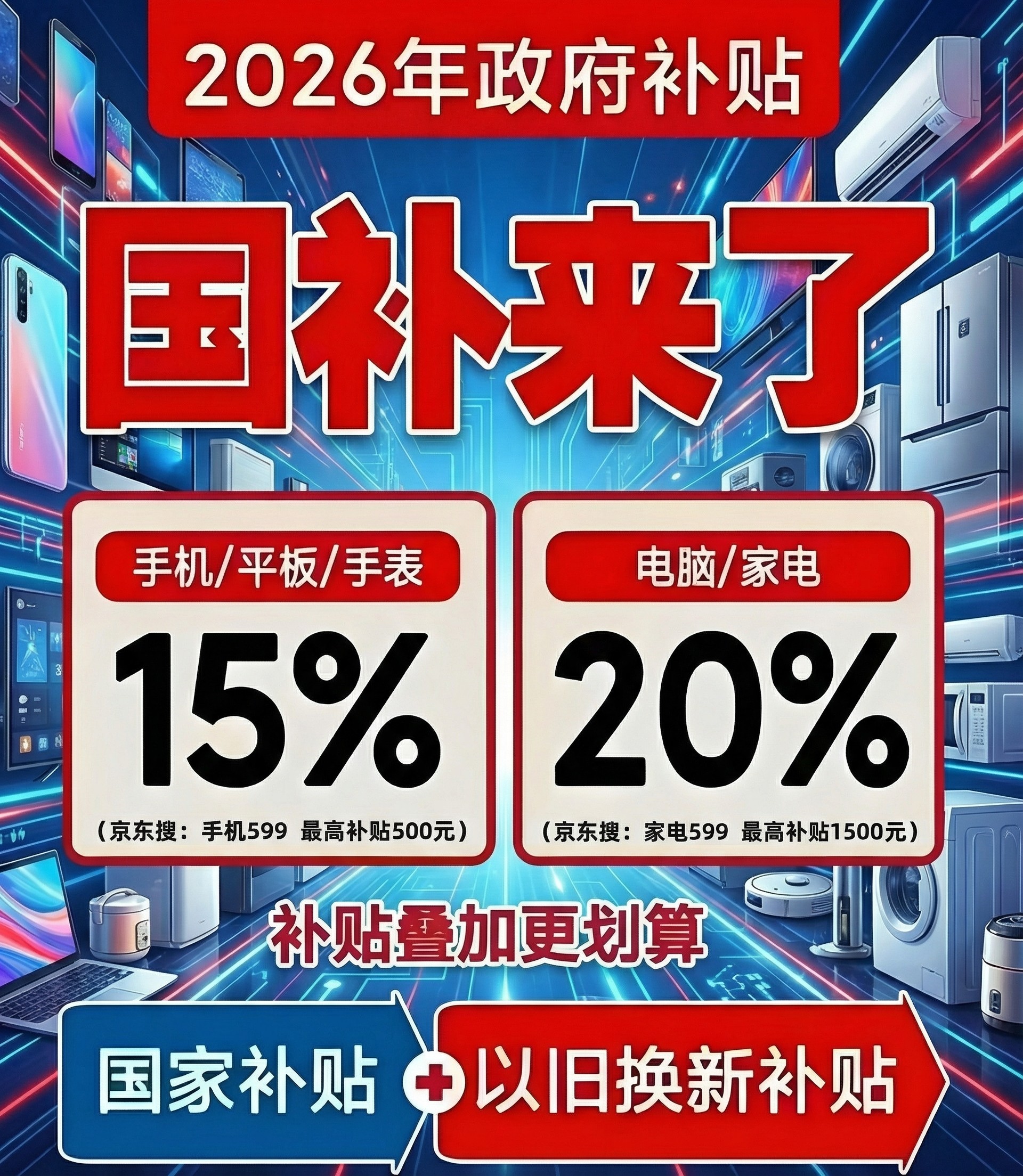 2026京东618什么时候开始_2026年618淘宝京东活动时间表_国补领取口令叠加规则